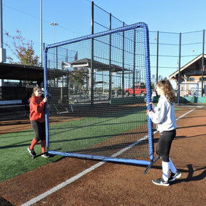 The Protector Blue Series 8'x8' Fungo Screen By JUGS Sports-Baseball & Softball Equipment-JUGS-Unique Sports