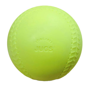 Sting-Free Practice Balls With Realistic-Seams By JUGS-Baseball & Softball Equipment-JUGS-12" Softball (Optic Yellow Only)-Unique Sports
