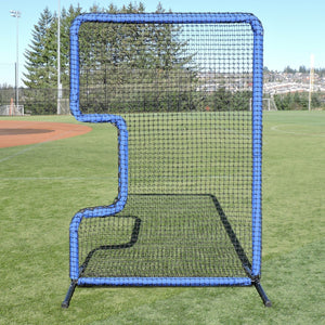 The Protector Blue Series C-Shaped Softball Screen By JUGS-Baseball & Softball Equipment-JUGS-Unique Sports
