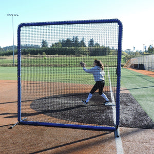 The Protector Blue Series 8'x8' Fungo Screen By JUGS Sports-Baseball & Softball Equipment-JUGS-Unique Sports
