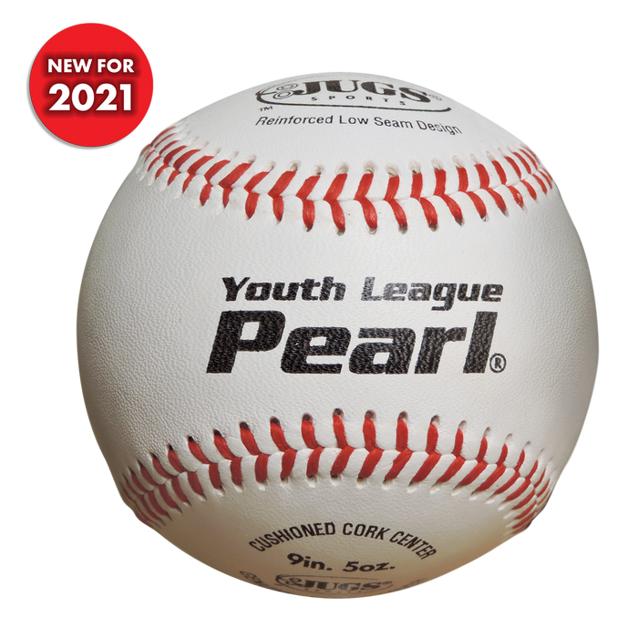 JUGS Youth League Pearl Leather Baseballs