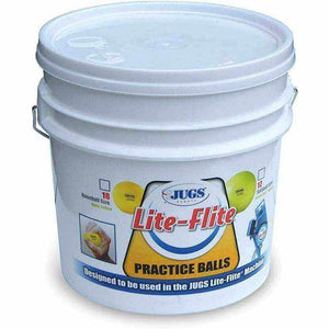 The 'Lite-Flite' Sting-Free Practice Balls By JUGS Sports-Baseball & Softball Equipment-JUGS-Baseball (Bucket)-Unique Sports
