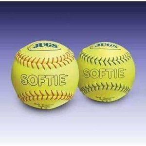 Regulation Size Leather 'Softie' Balls By JUGS Sports-Baseball & Softball Equipment-JUGS-11-Inch Softball-Unique Sports
